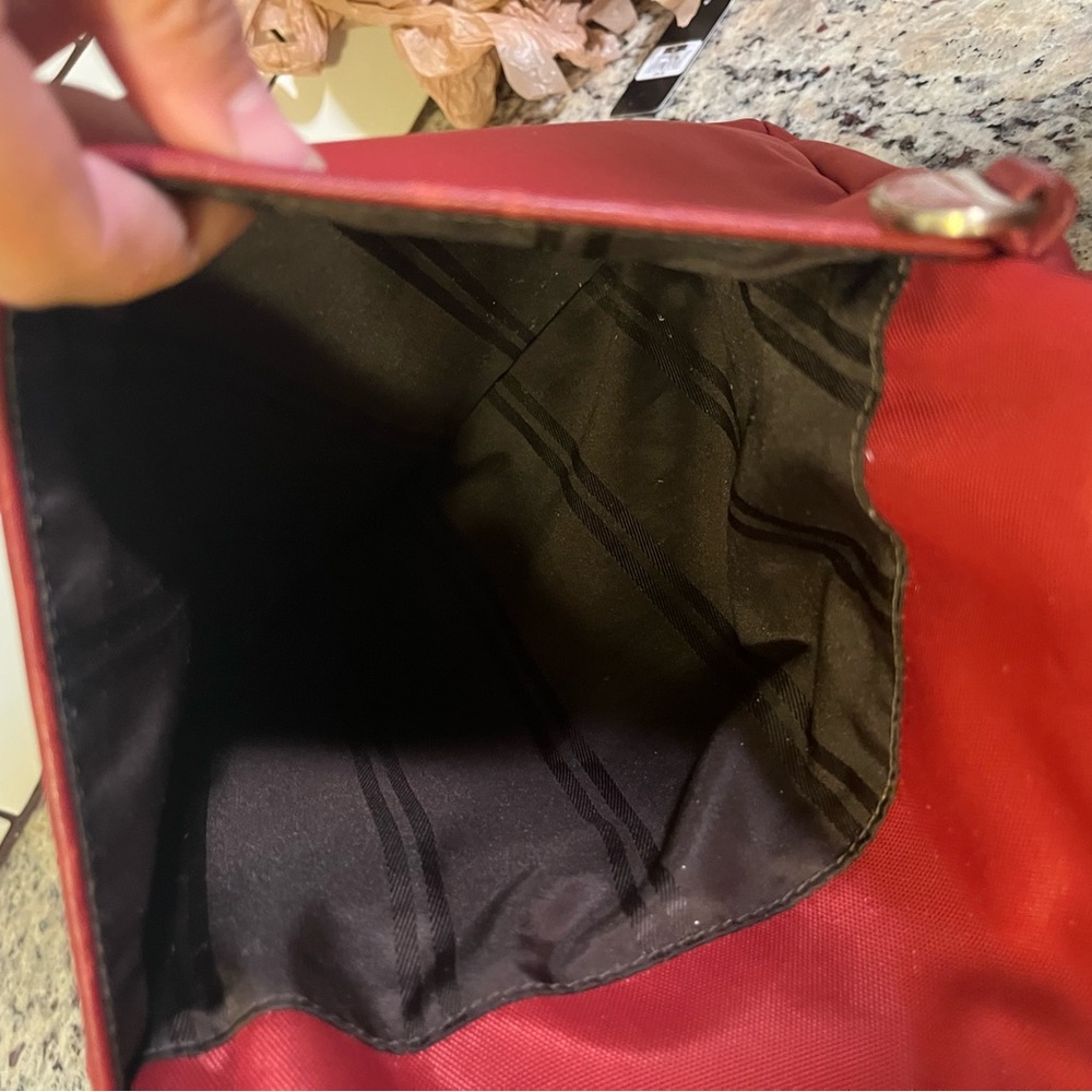 Tumi Vibrant Red Crossbody Bag - Picture 13 of 14
